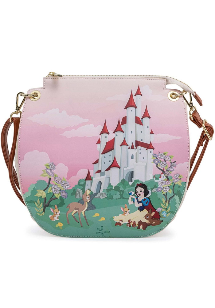 Loungefly Disney 白雪姫 キャッスル クロスボディバッグ