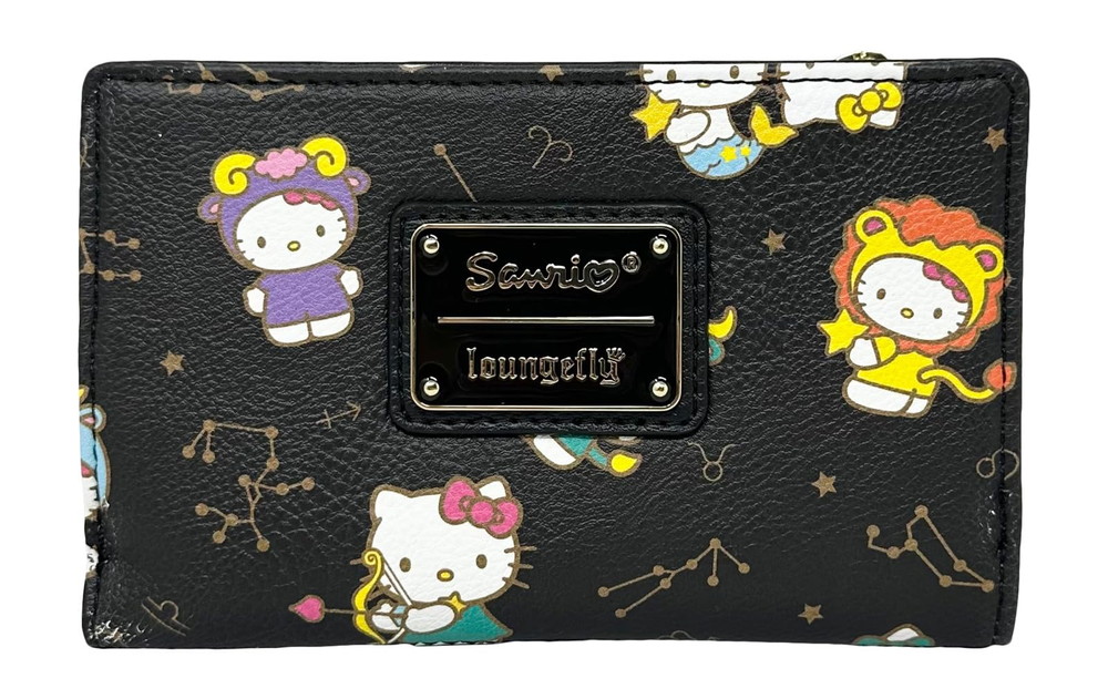 Loungefly Sanrio ハローキティ ゾディアック 総柄プリント ジップアラウンドウォレット｜Basqueバスク