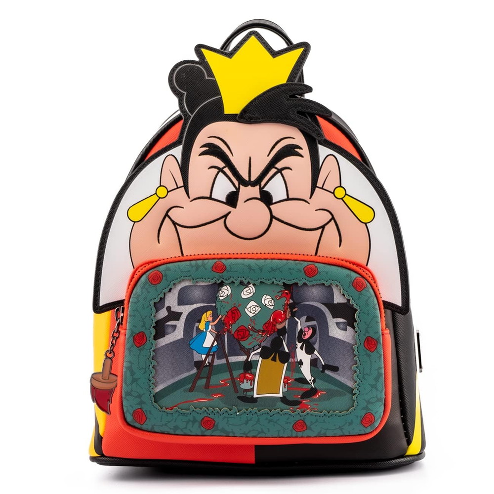 Loungefly Disney ヴィランズ シーンシリーズ ハートの女王 ミニバックパック