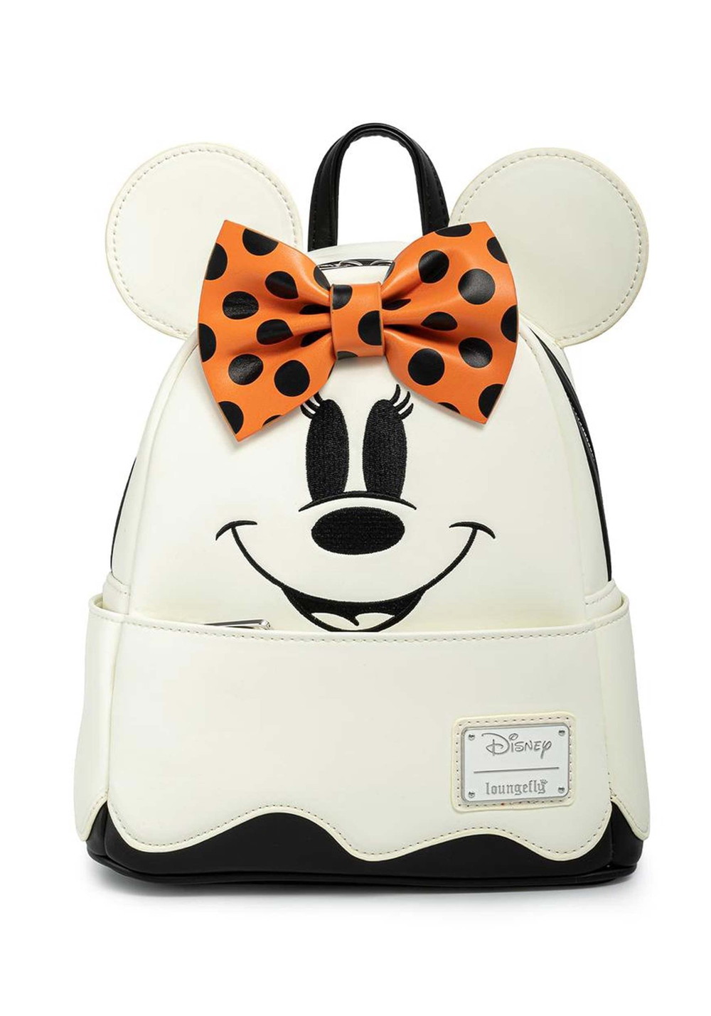 Loungefly Disney ゴーストミニーマウス 蓄光 コスプレ レディース ショルダーバッグ