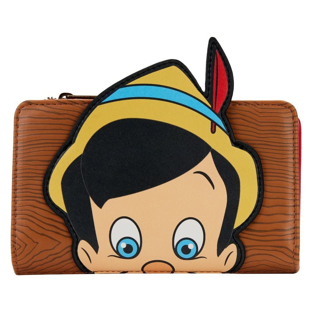 Loungefly Disney ピノキオ ピーキング フラップウォレット|Basqueバスク
