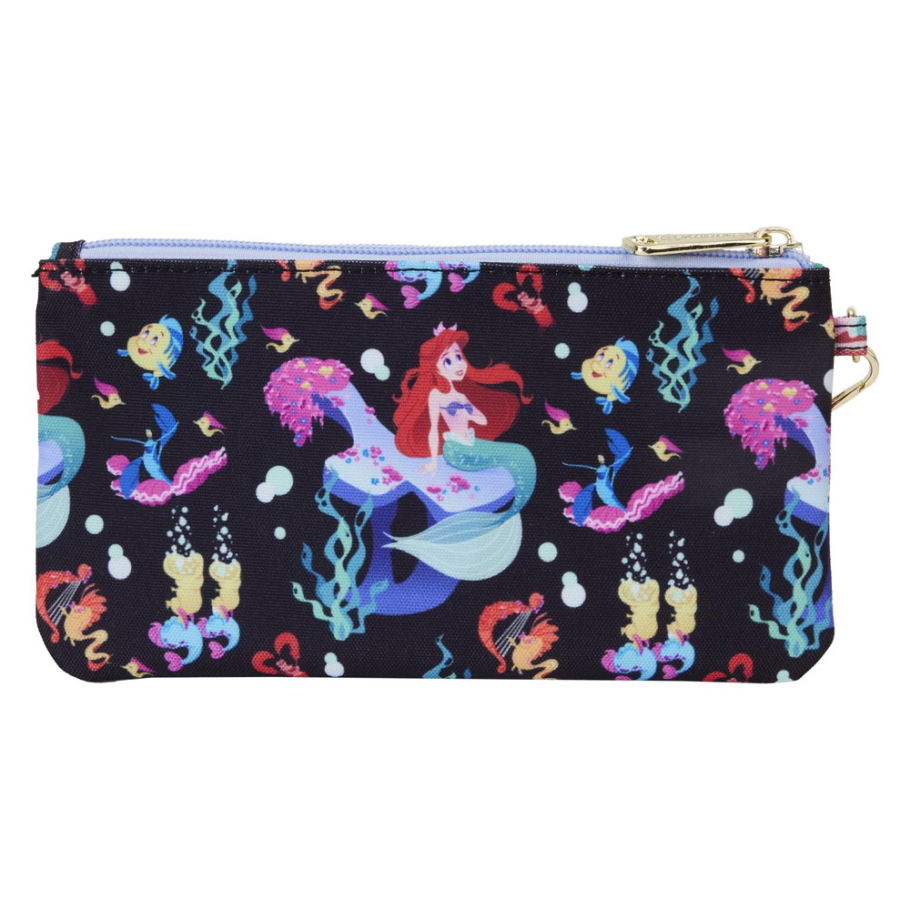 Loungefly Disney リトルマーメイド 35周年記念 ナイロン リストレットウォレット|Basqueバスク