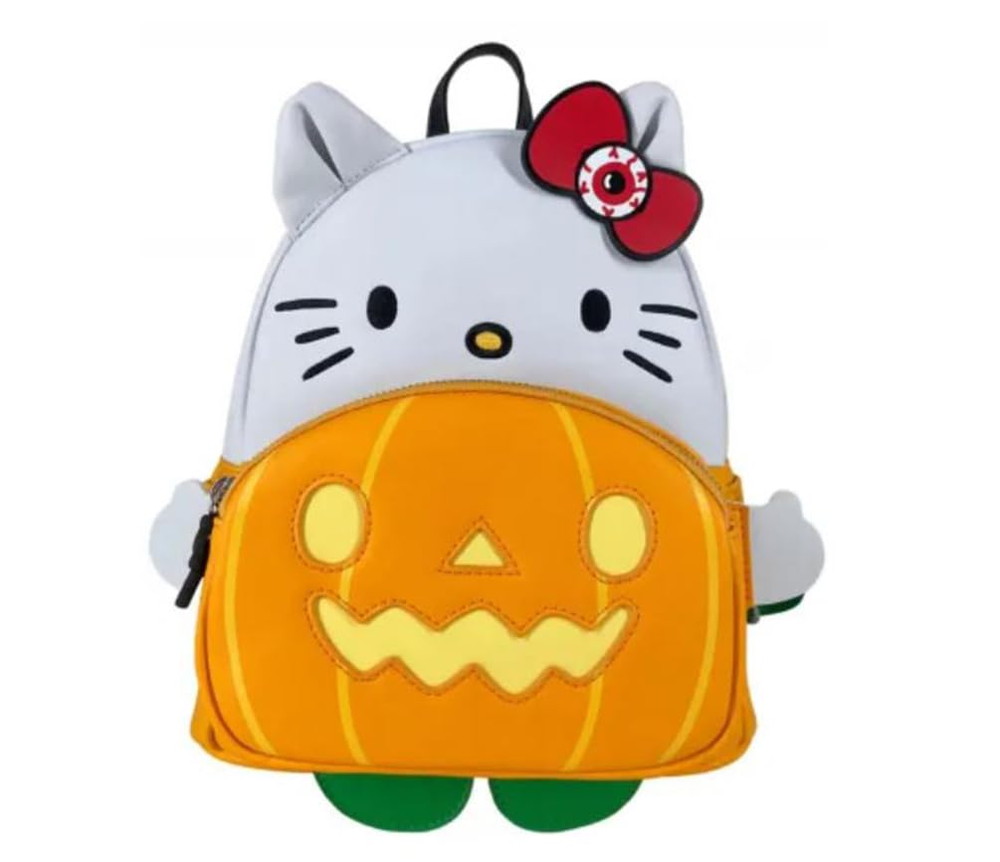 Loungefly Sanrio ハローキティ ホールディングパンプキン コスプレ ミニバックパック