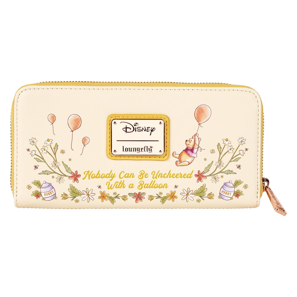 ディズニー　くまのプーさん　長財布　ODDY23H01BN / 内生地はクラシック・プーとお花の総柄！ベルメゾン＆Dakota