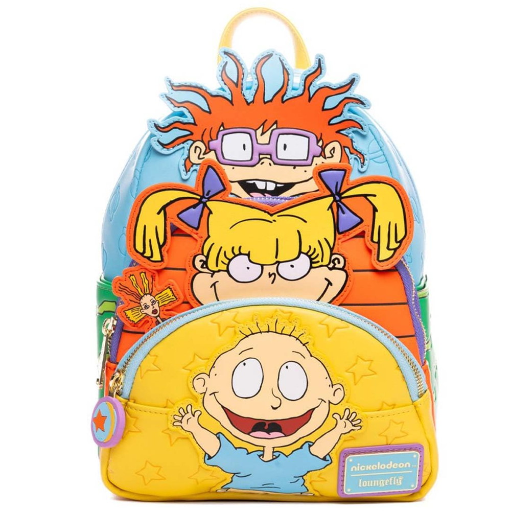 Loungefly Nickelodeon ラグラッツ トミー チャッキー アンジェリカ トリプルポケット バックパック