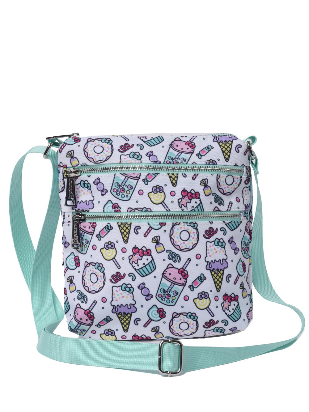 Loungefly Sanrio ハローキティ パスポート クロスボディ トラベルバッグ