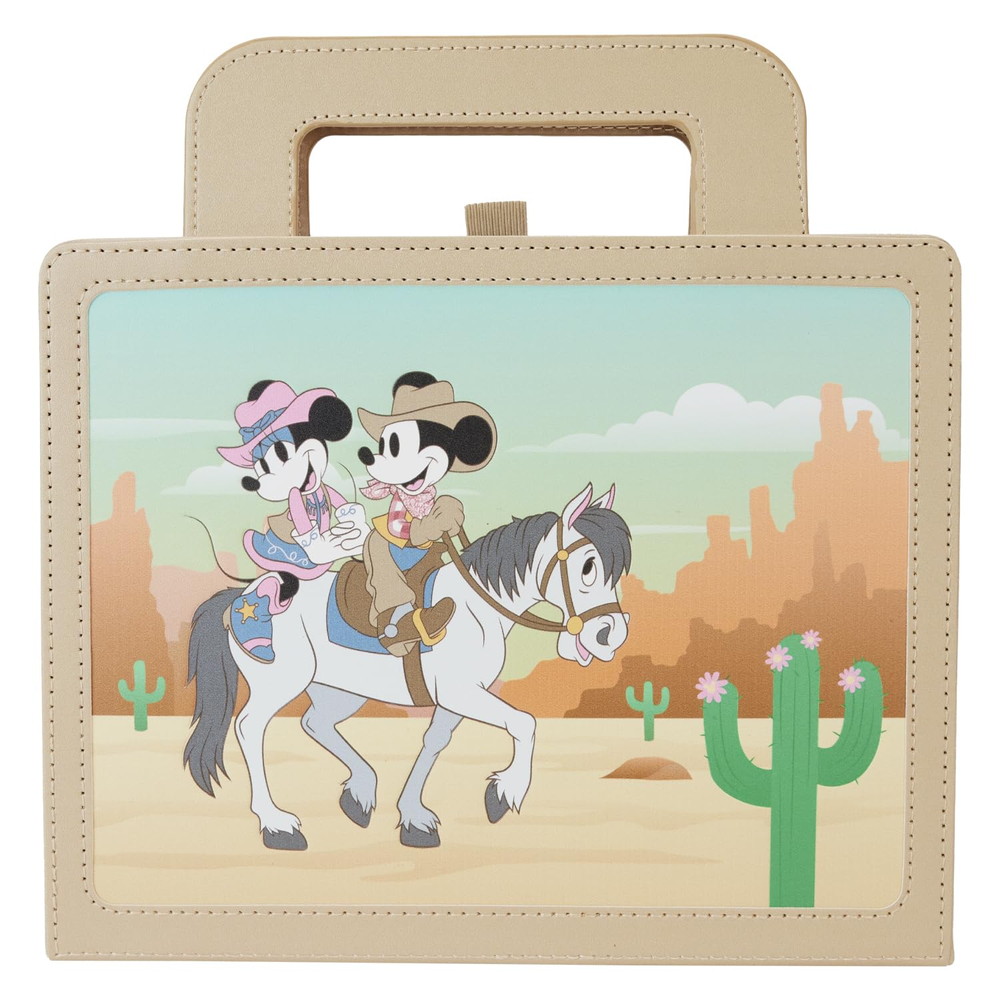 Loungefly Disney ウエスタン ミッキー＆ミニー ランチボックスジャーナル