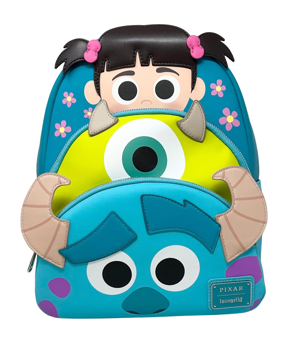 Loungefly ディズニー モンスターズインク レディース ダブルストラップ ショルダーバッグ