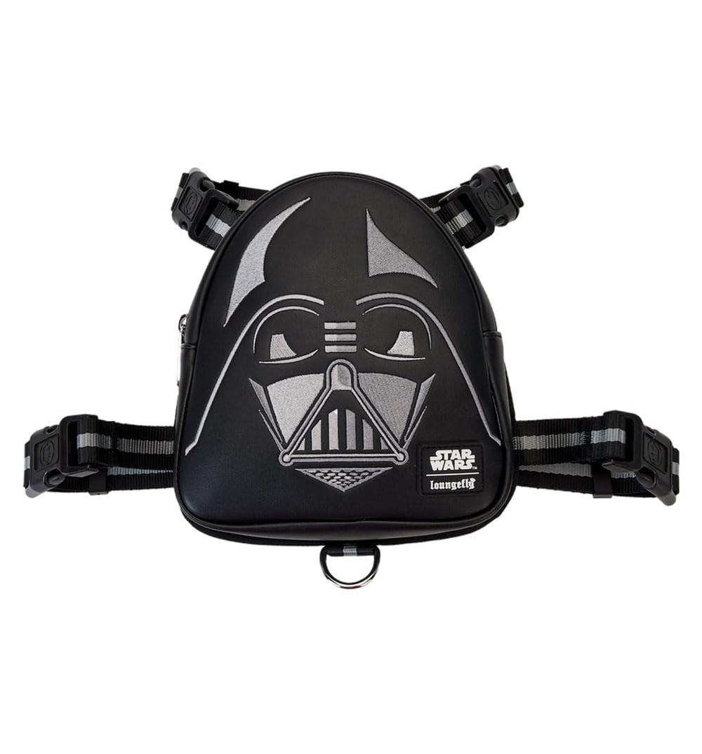 Loungeflyラウンジフライ ペット スター・ウォーズ ダース・ベイダー コスプレ ミニバックパック ドッグハーネス (Mサイズ)