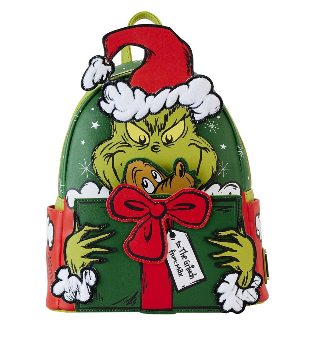 Loungeflyラウンジフライ ドクター・スース グリンチ サンタ コスプレ ミニバックパック レディース リュック キャラクター クリスマス|Basqueバスク