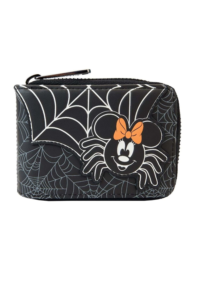 Loungeflyラウンジフライ ディズニー ミニーマウス スパイダー レディース アコーディオン ウォレット 財布 ハロウィン グッズ|Basqueバスク
