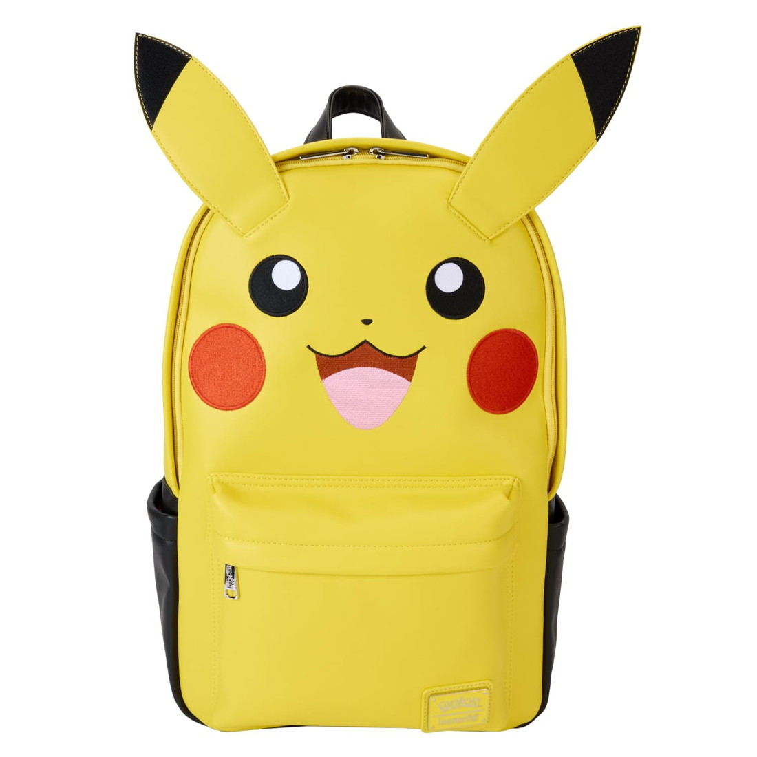 Loungeflyラウンジフライ ポケモン ピカチュウ ユニセックス バックパック リュックサック ナイロン プリント アップリケ 公式ライセンス