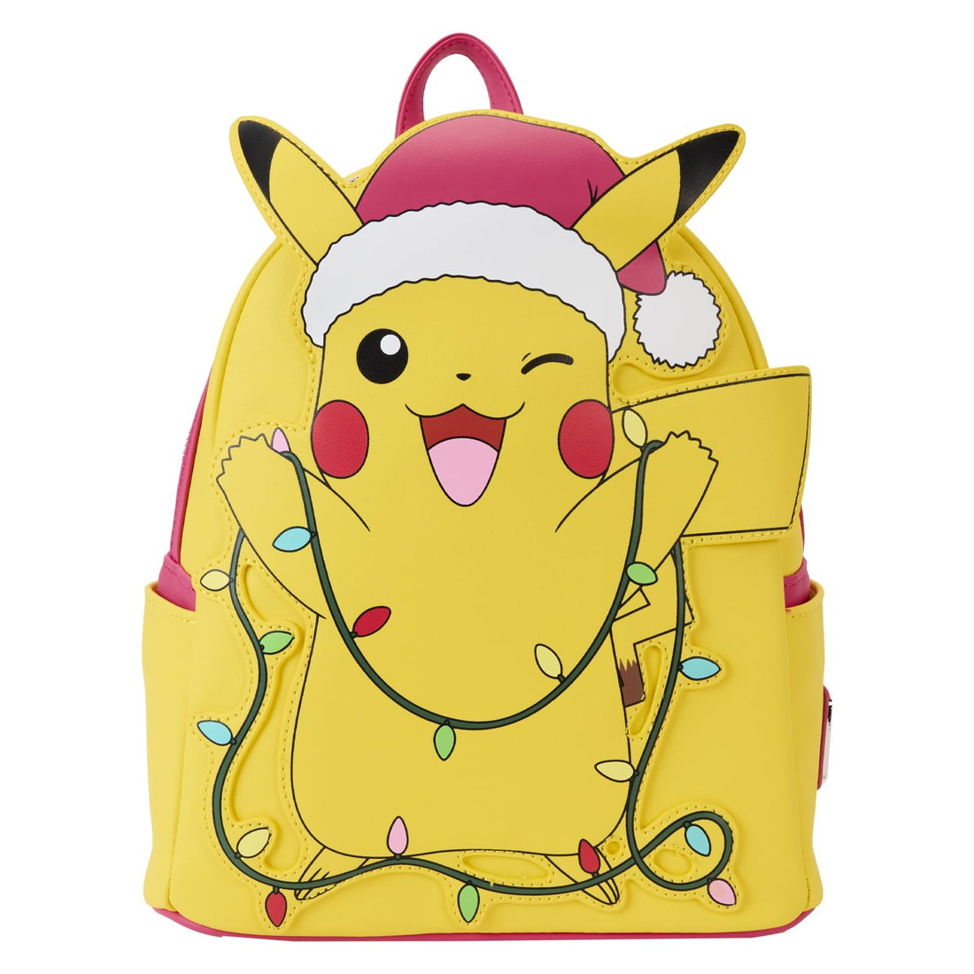 Loungeflyラウンジフライ ポケモン ホリデー ピカチュウ レディース ミニバックパック リュック クリスマス ライトアップ機能付き キャラクター グッズ