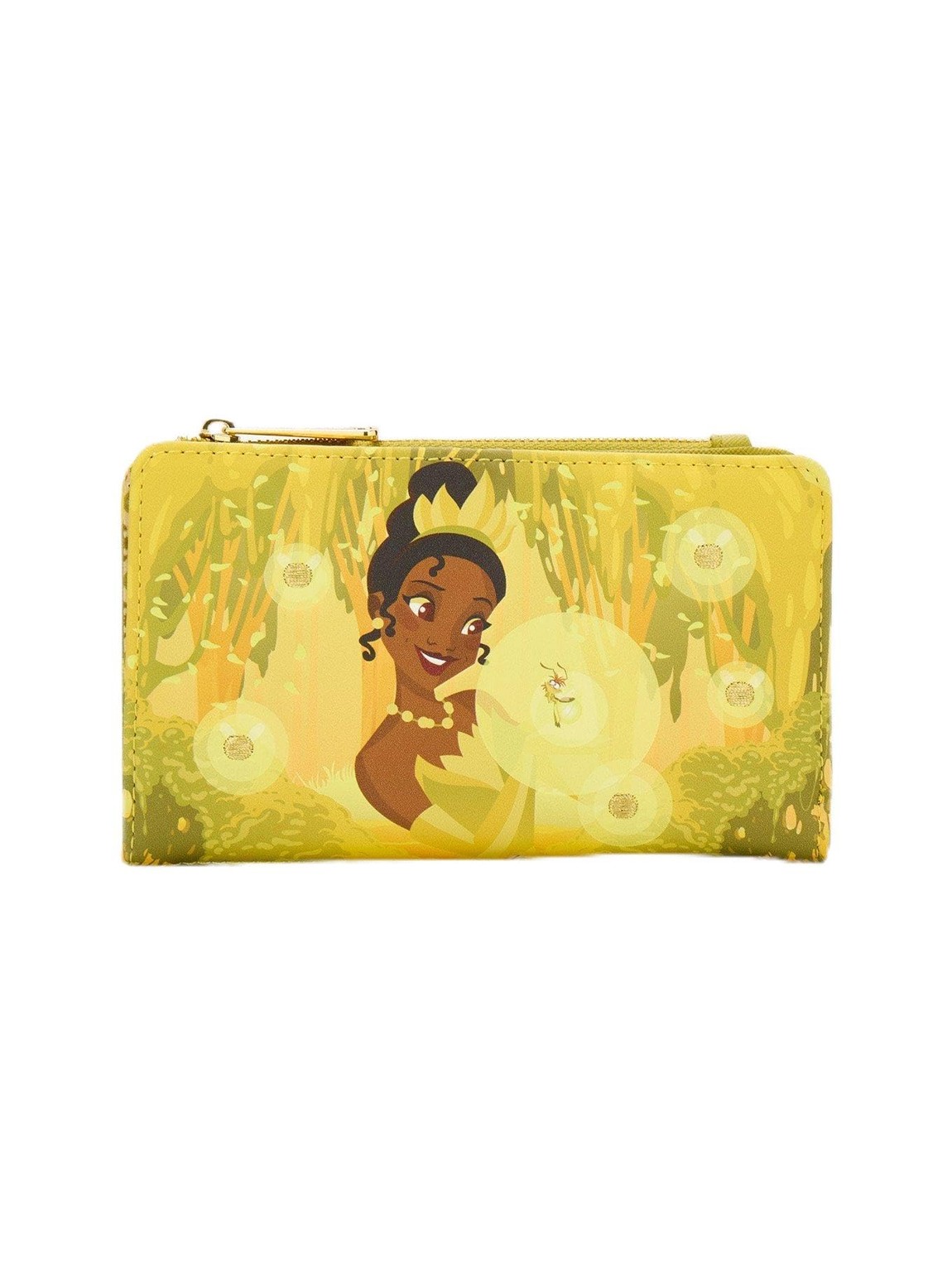 Loungefly ディズニー プリンセスと魔法のキス ティアナ 財布 BoxLunch限定 ゴールド|Basqueバスク