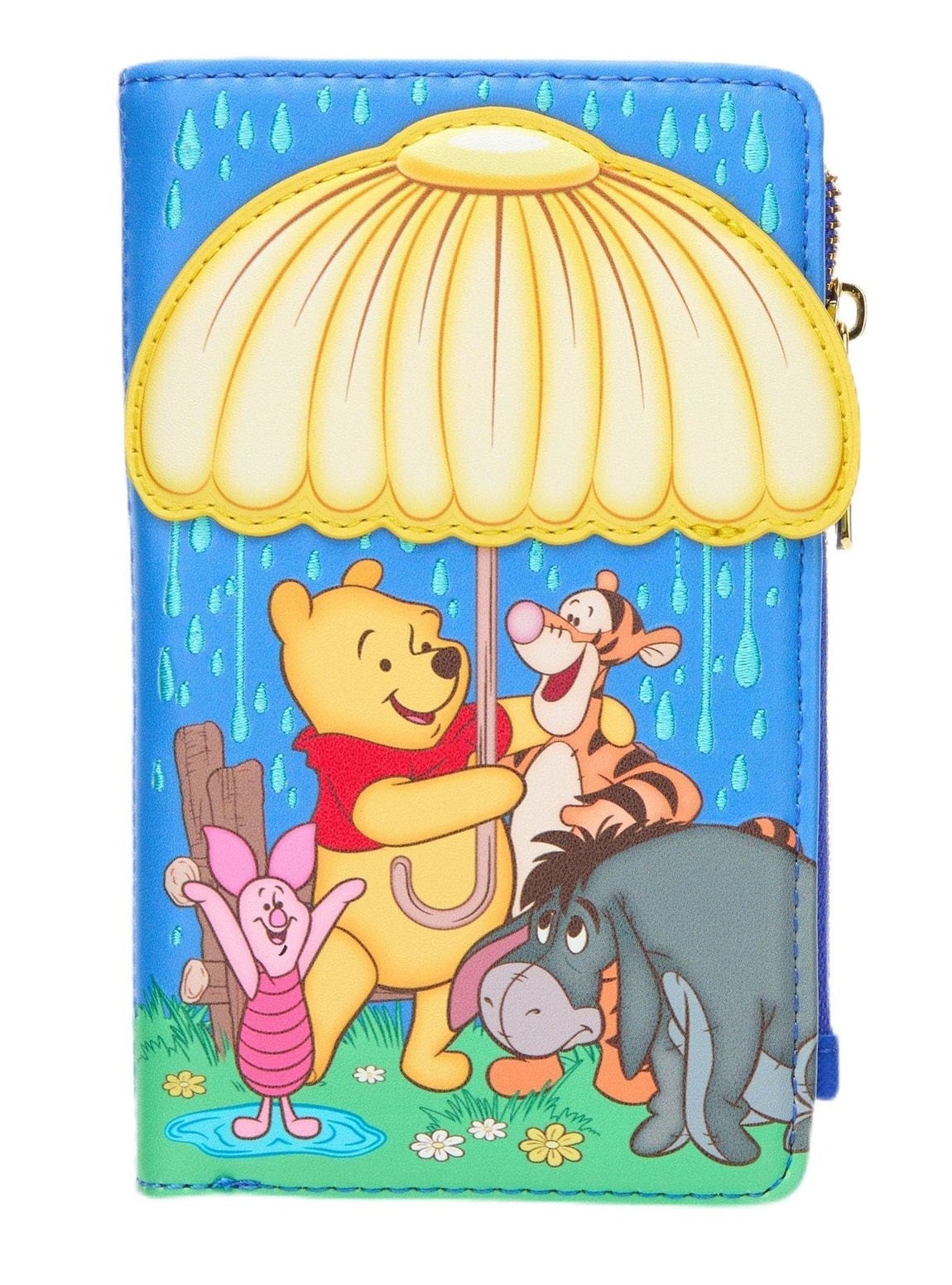 Loungefly ディズニー くまのプーさん 二つ折り財布 雨の日 傘 ボックスランチ限定|Basqueバスク