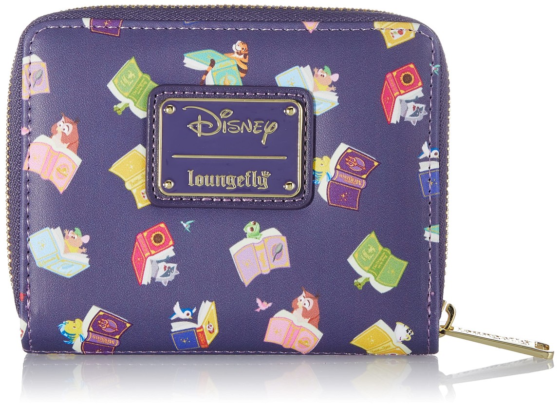 Loungefly ディズニー プリンセス ブック 本 デザイン ジップアラウンド 長財布 ウォレット|Basqueバスク