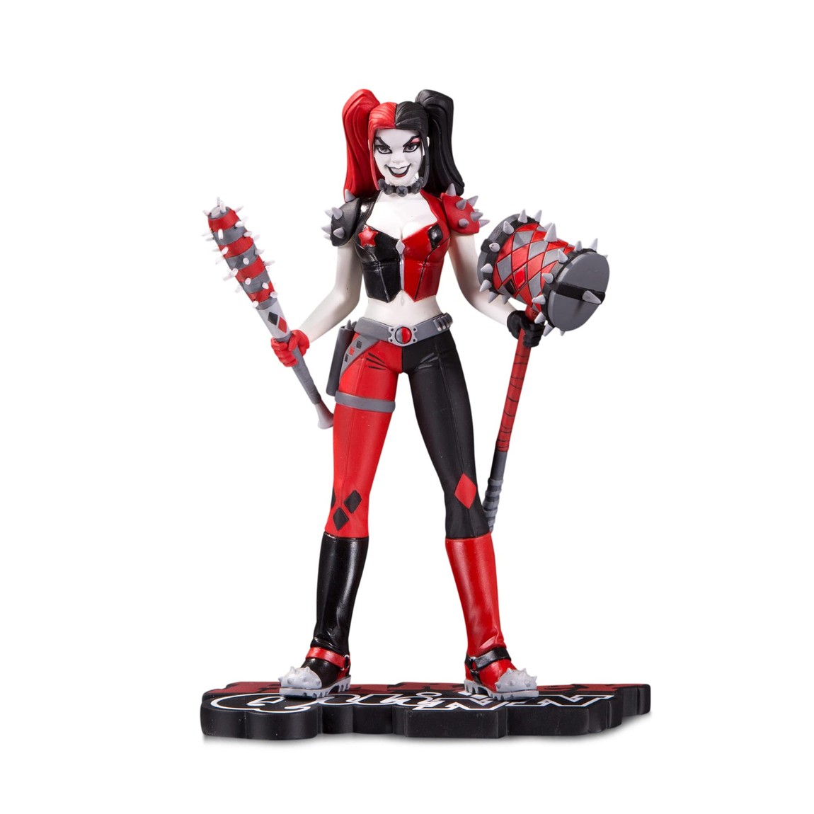 マクファーレン トイズ DCダイレクト ハーレイ・クイン レッド ホワイト&ブラック アマンダ・コナー 1/10スケール スタチュー / McFarlane Toys DC Direct Harley Quinn Red White & Black Statue|Basqueバスク