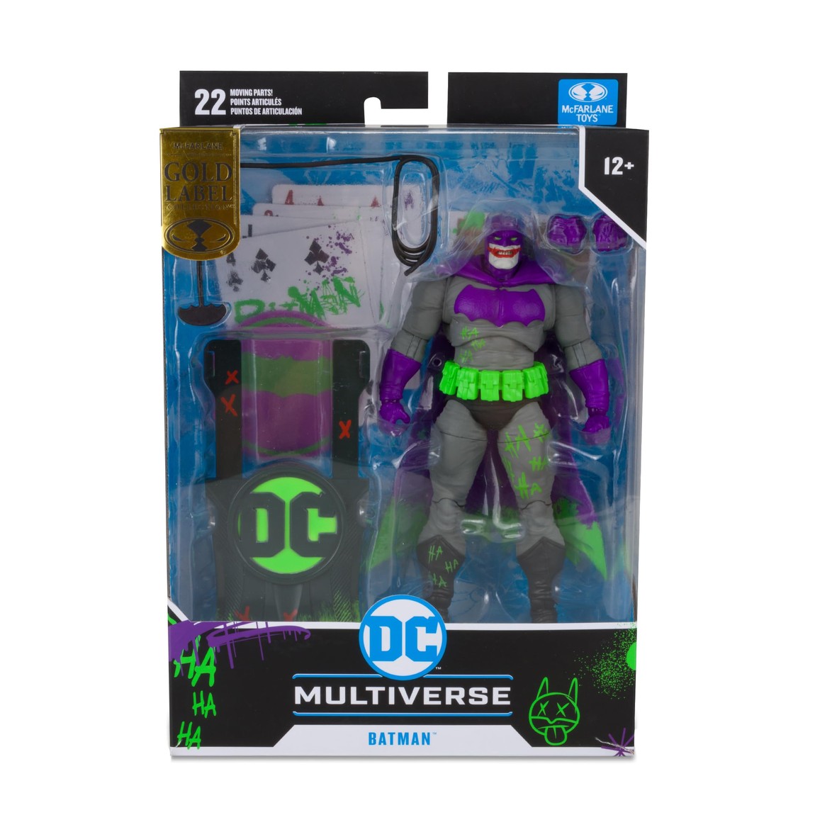 マクファーレン トイズ DCマルチバース ダークナイト・リターンズ バットマン (ジョーカー化) ゴールドラベル 7インチ アクションフィギュア / McFarlane Toys DC Multiverse Batman (Dark Knight Returns) Jokerized Gold Label｜Basqueバスク