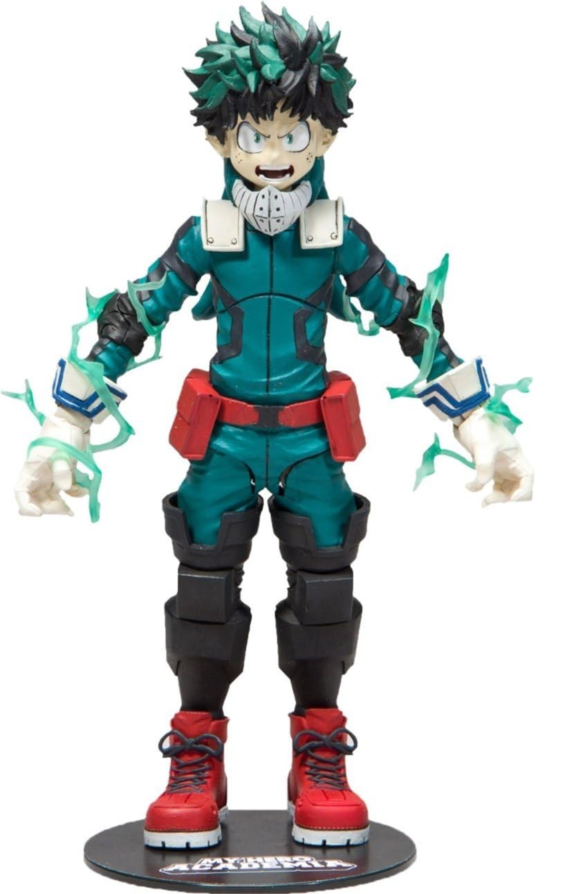 マクファーレン トイズ 僕のヒーローアカデミア 緑谷出久 7インチ アクションフィギュア / McFarlane Toys My Hero Academia Izuku Midoriya Action Figure|Basqueバスク