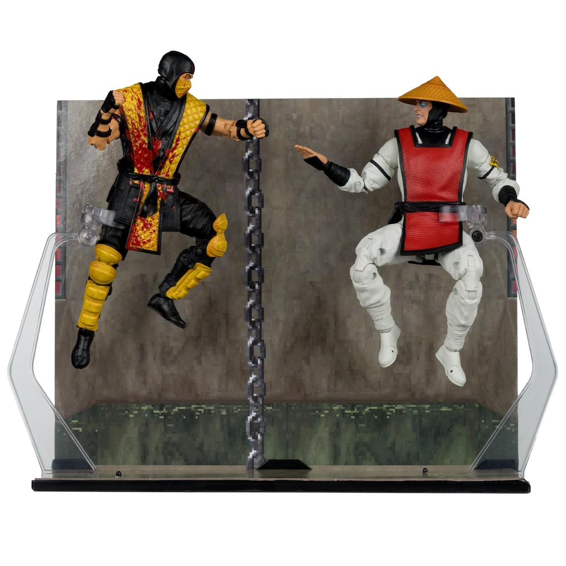 マクファーレン トイズ モータルコンバット クラシック スコーピオン vs ライデン 7インチ アクションフィギュア 2体セット / McFarlane Toys Mortal Kombat Klassic Scorpion vs Raiden 7in Action Figure 2-Pack｜Basqueバスク