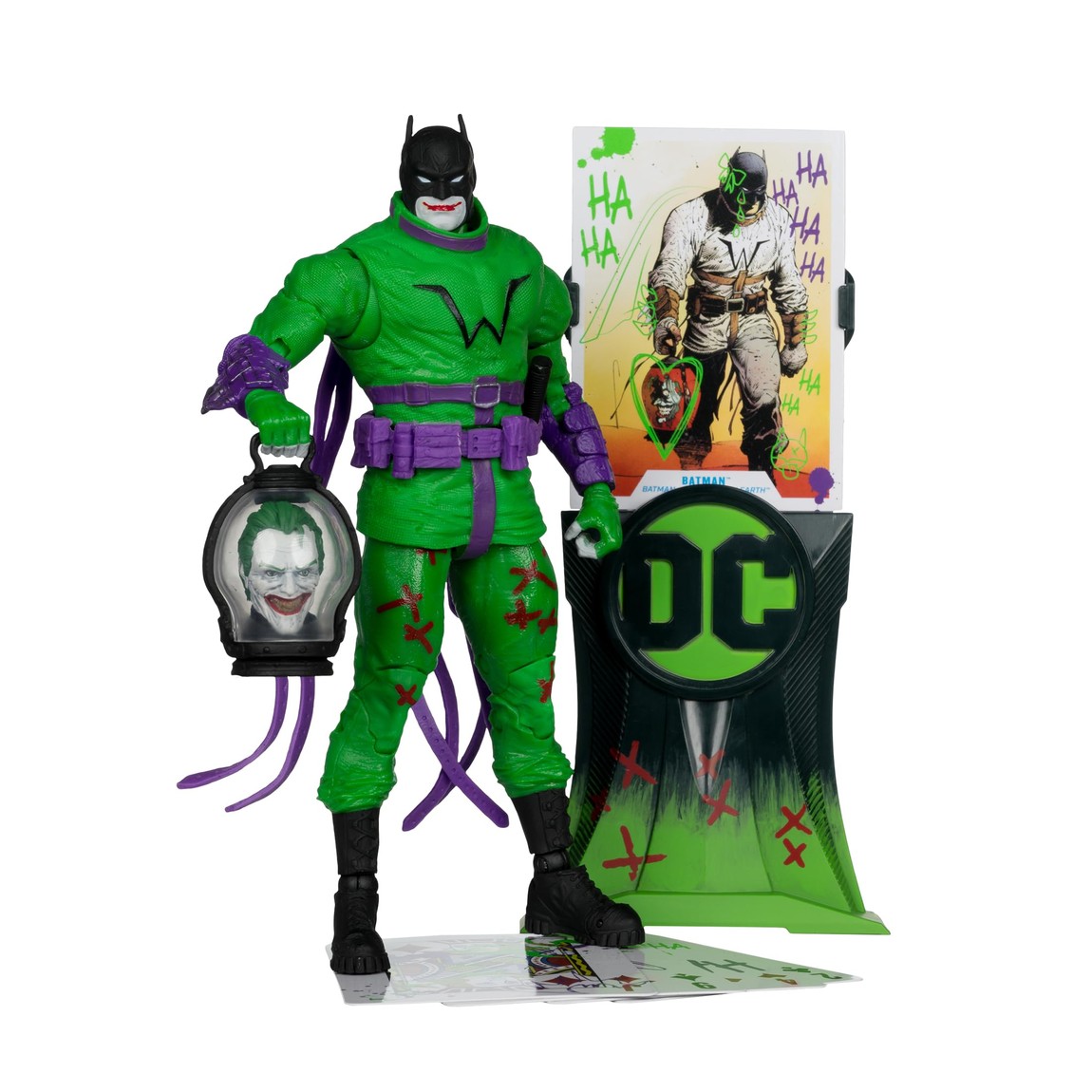 マクファーレン トイズ DCマルチバース バットマン ラスト・ナイト・オン・アース ジョーカナイズド 7インチ アクションフィギュア / McFarlane DC Multiverse Batman Jokerized Gold Label｜Basqueバスク