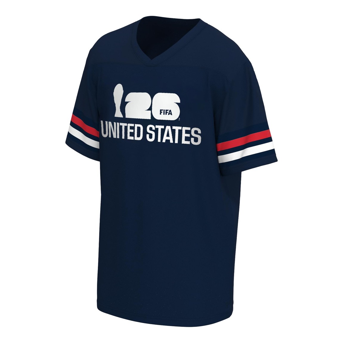 Outerstuff FIFA ワールドカップ 2026 アメリカ代表 USA 半袖 Vネック フットボール ジャージ サッカー 公式ライセンス｜Basqueバスク