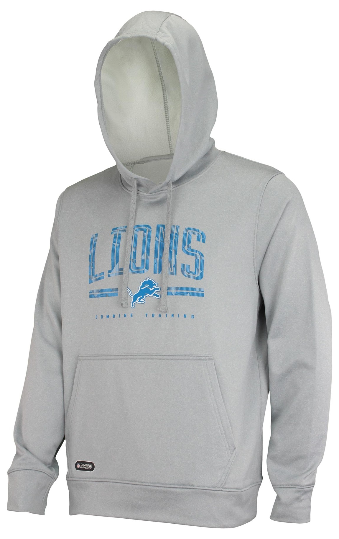 Outerstuff NFL デトロイト・ライオンズ Detroit Lions プルオーバー パフォーマンス フリース パーカー フーディ グレー コイン・トス｜Basqueバスク