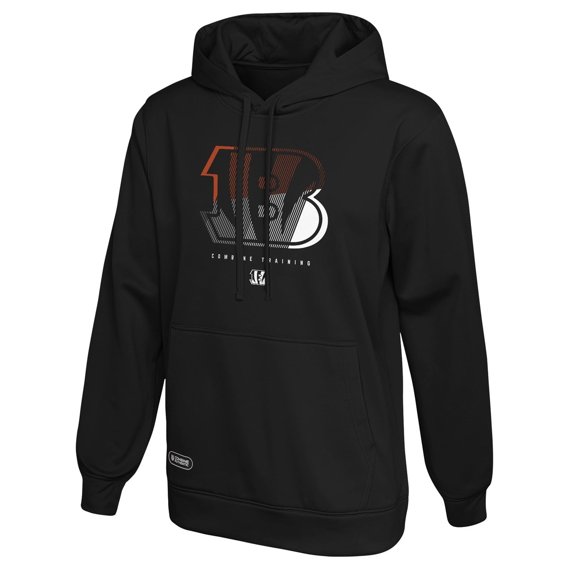 Outerstuff NFL シンシナティ・ベンガルズ Cincinnati Bengals ワトソン ロゴ プルオーバー パフォーマンス フリース フーディ パーカー ブラック メンズ｜Basqueバスク
