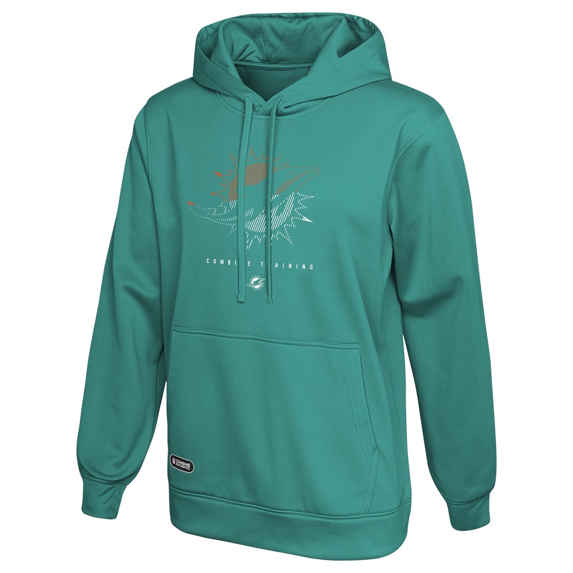 Outerstuff NFL マイアミ・ドルフィンズ Miami Dolphins プルオーバー パフォーマンス フリース パーカー フーディ メンズ スポーツウェア ロゴ｜Basqueバスク