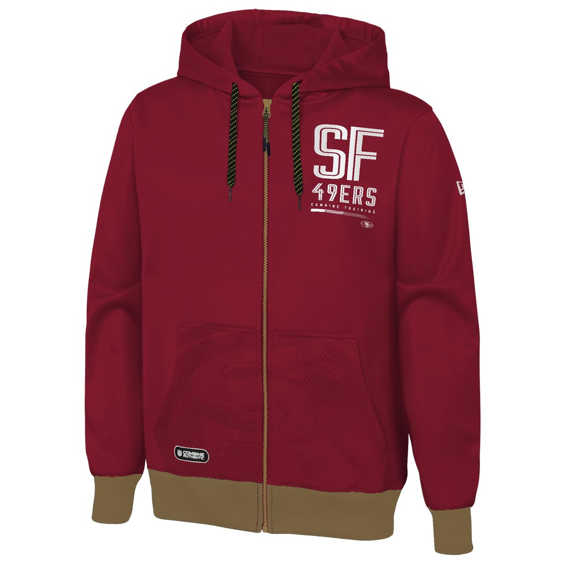 アウタースタッフ Outerstuff NFL サンフランシスコ・フォーティナイナーズ San Francisco 49ers フルジップ パーカー フーディー レッド パフォーマンス フリース|Basqueバスク