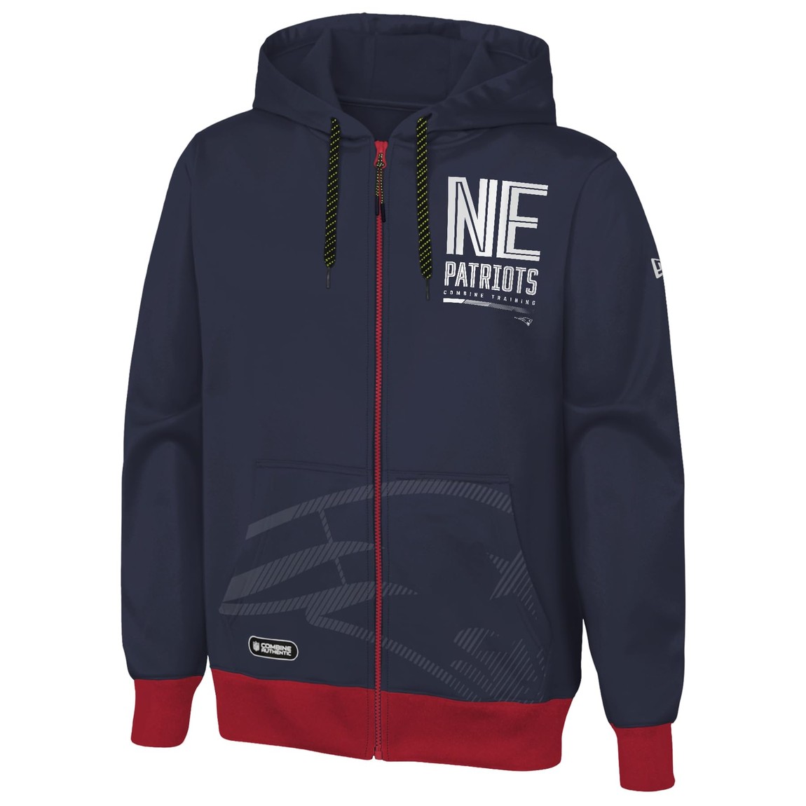 Outerstuff NFL ニューイングランド・ペイトリオッツ New England Patriots フルジップ パフォーマンス フリース フーディ パーカー ネイビー メンズ|Basqueバスク