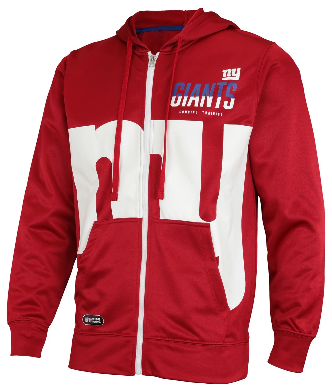 Outerstuff NFL ニューヨーク・ジャイアンツ New York Giants フルジップ フーディー パーカー チームカラー パフォーマンス フリース｜Basqueバスク