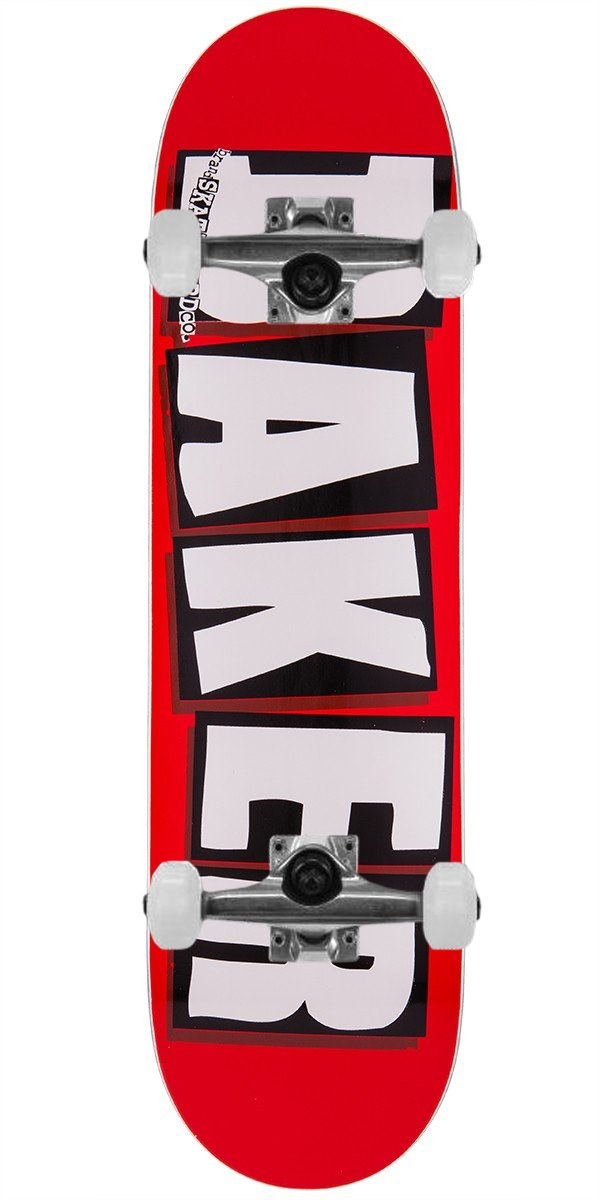 Baker Brand Logo White スケートボード コンプリート 8.25インチ 完成品|Basqueバスク