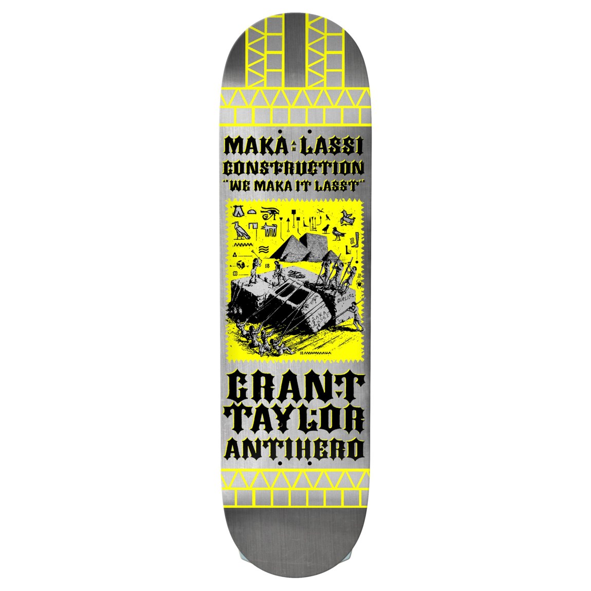 Anti Hero Grant Taylor Makalassi DBX Silver スケートボード デッキ 8.5インチ|Basqueバスク