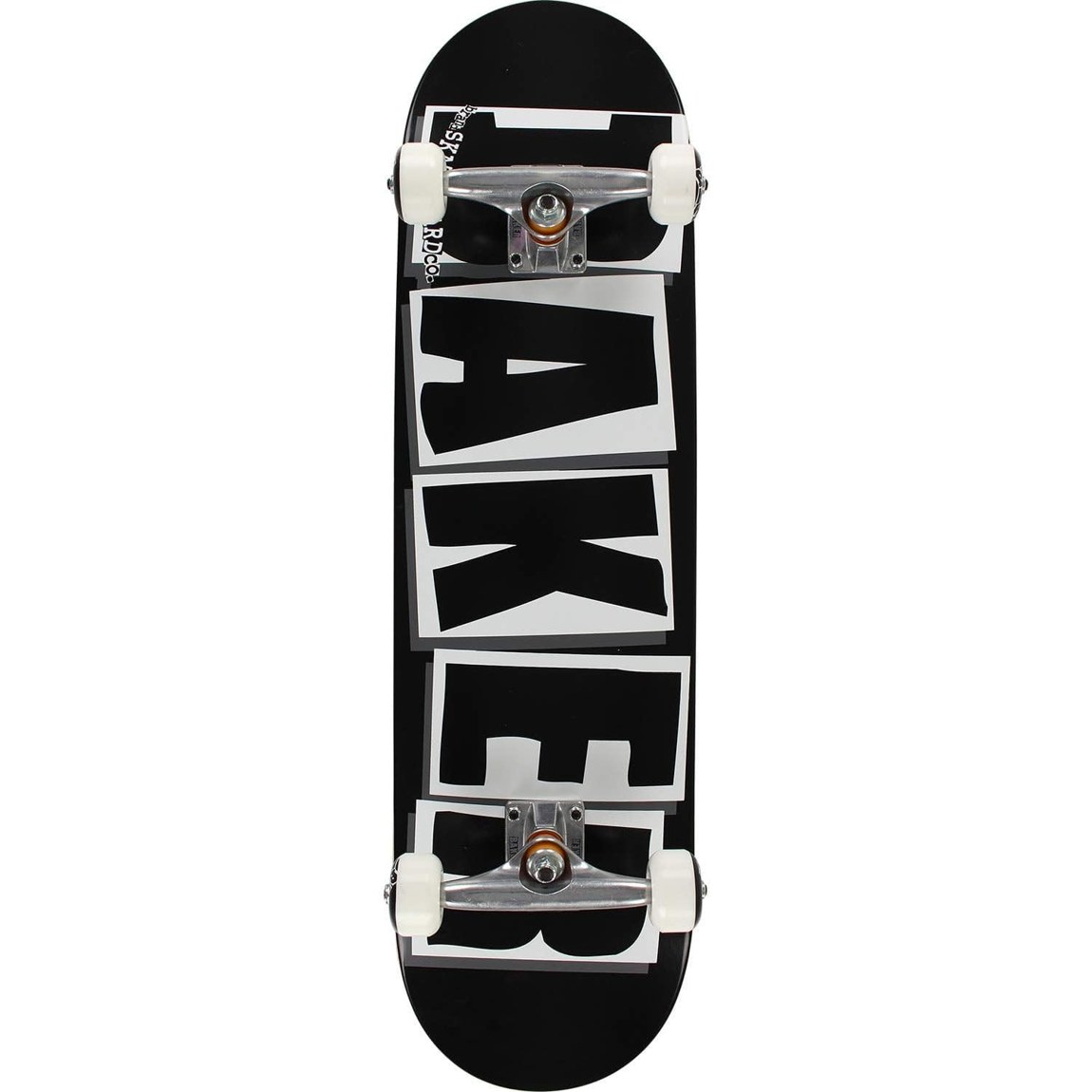BAKER Brand Logo Complete Skateboard スケートボード コンプリート 8.25インチ ブラック ホワイト|Basqueバスク