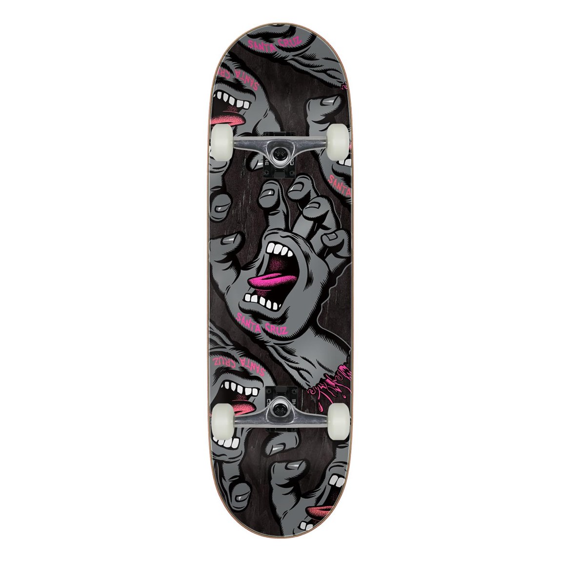 Santa Cruz Crowded Hand スケートボード コンプリート 9.0" x 32.15" ストリート パーク 完成品|Basqueバスク