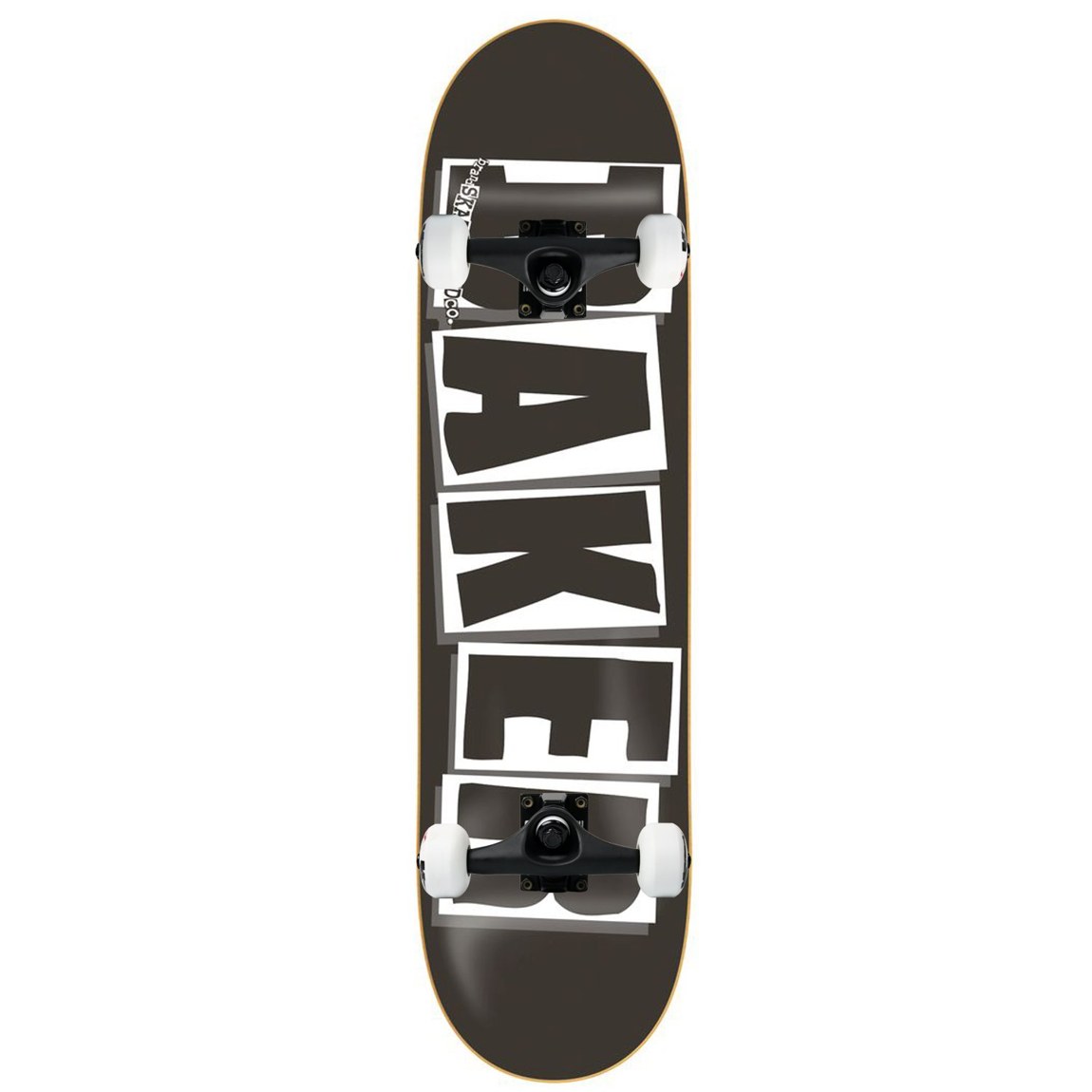 Baker Logo Black/White スケートボード コンプリート 8.125インチ 組み立て済み ブラックトラック|Basqueバスク
