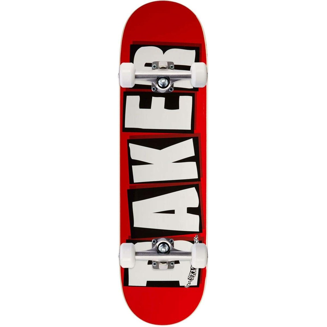 Baker Brand Logo スケートボード コンプリート White 8.50インチ 完成品｜Basqueバスク