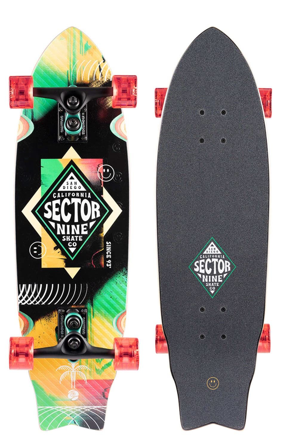Sector 9 Wavepark Party Revel Collection クルーザー スケートボード 8.75 inch｜Basqueバスク