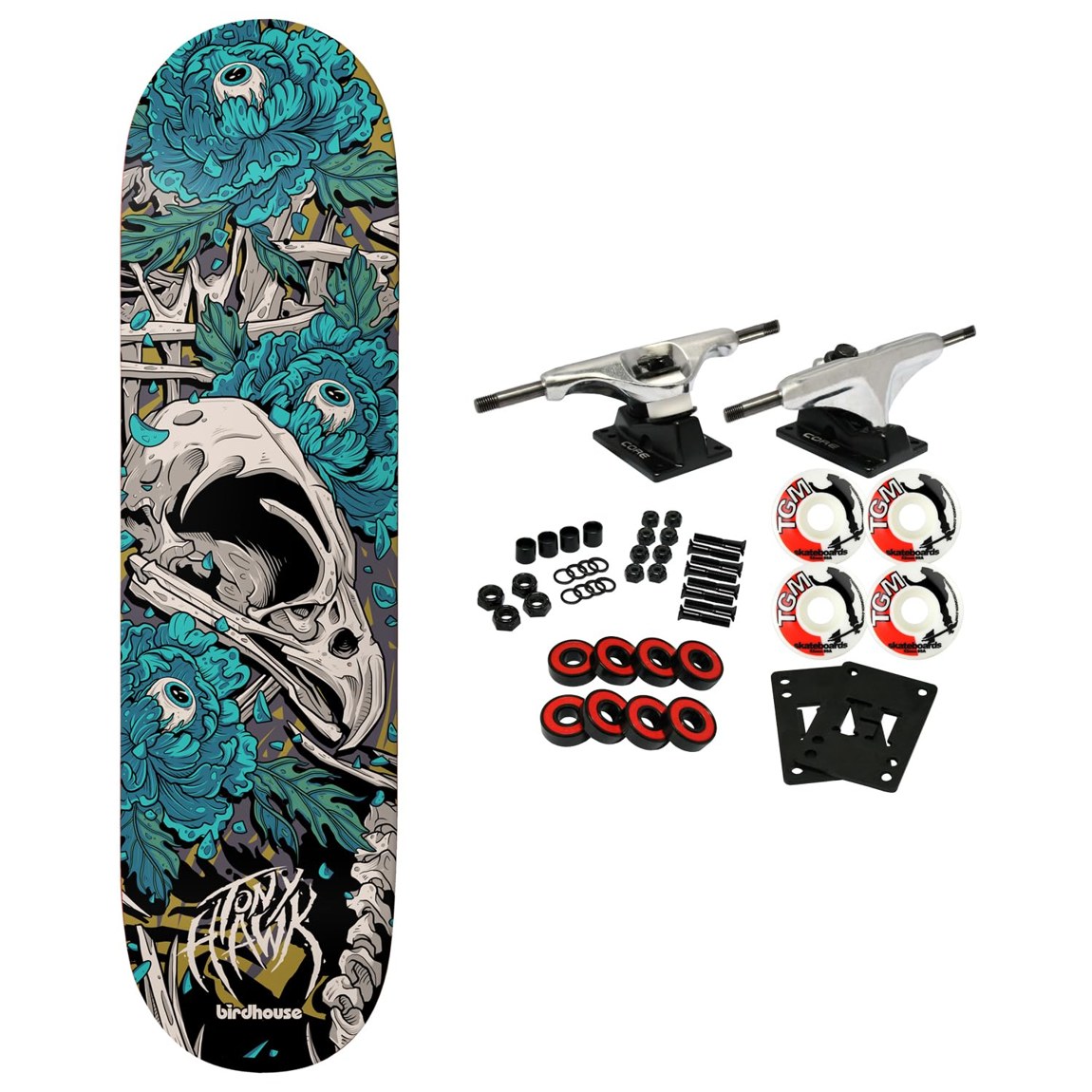 Birdhouse Tony Hawk Tillbrook スケートボード コンプリート 8.25" x 31.5"｜Basqueバスク