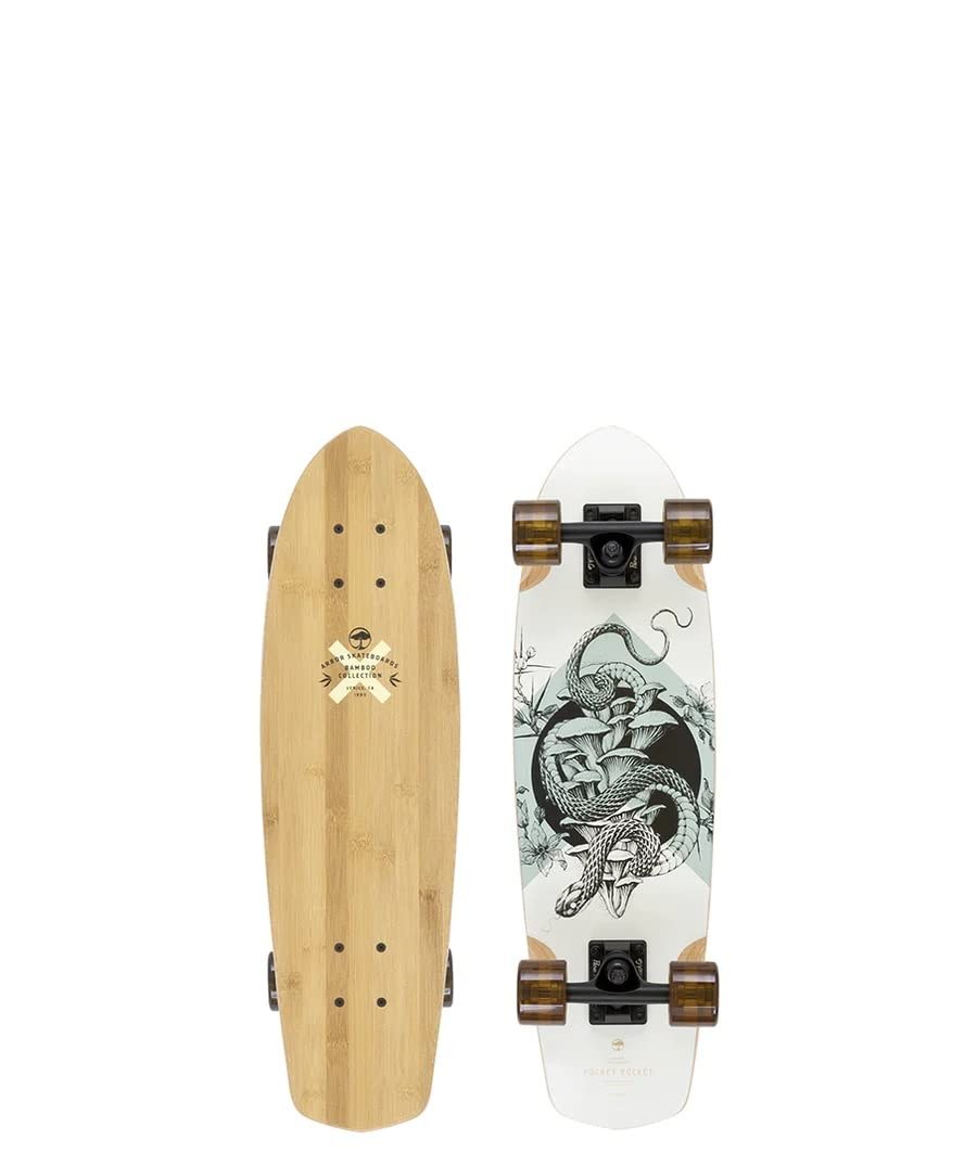 Arbor Pocket Rocket Bamboo クルーザー スケートボード コンプリート 26インチ|Basqueバスク