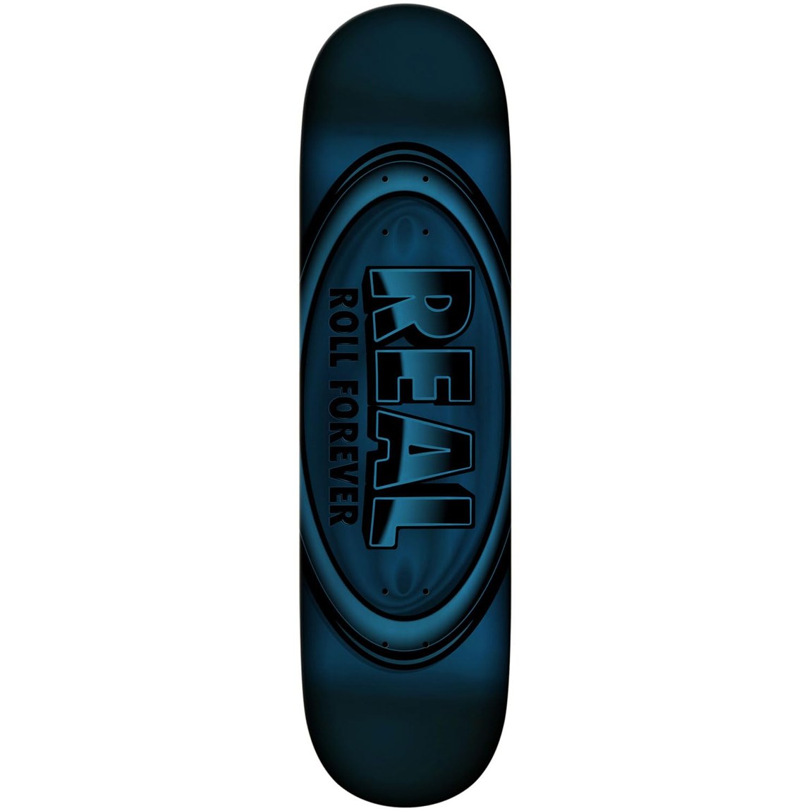 Real Skateboards Oval DBX Basalt スケートボード デッキ 8.5" Blue Foil|Basqueバスク