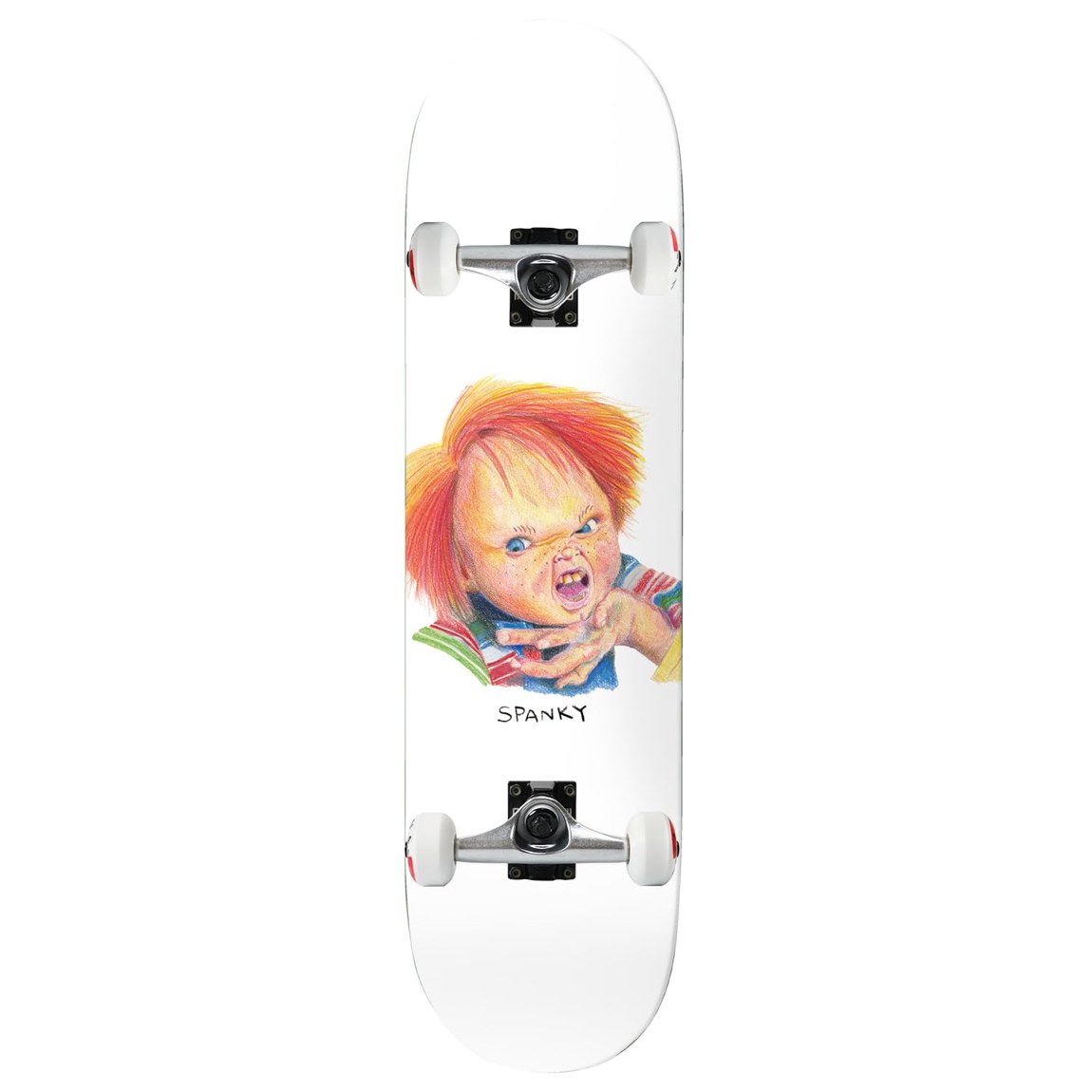 Baker Spanky Good Guys White 8.25" スケートボード コンプリート 完成品 メローコンケーブ 8.25インチ｜Basqueバスク