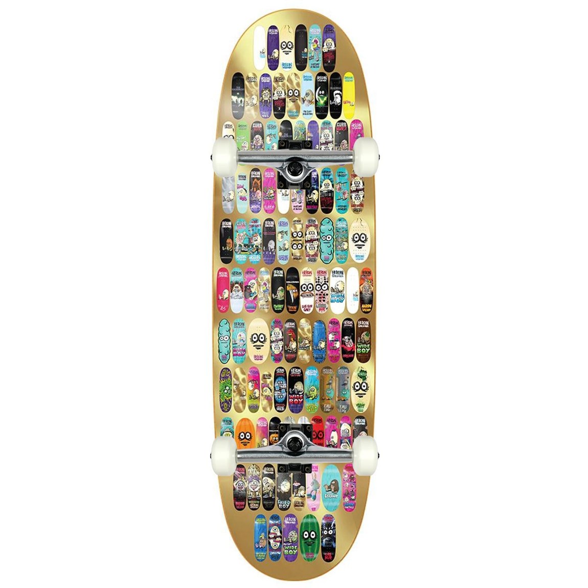 Heroin Skateboard 100th Egg コンプリート 9.125インチ 9.125" x 32" スケートボード|Basqueバスク