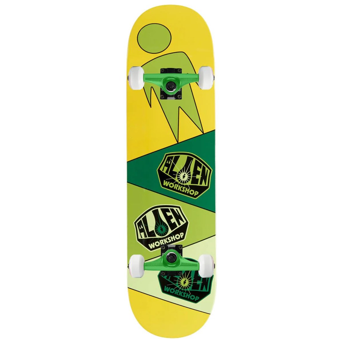 Alien Workshop OG Logo Repeater Gold スケートボード コンプリート 8.375インチ|Basqueバスク