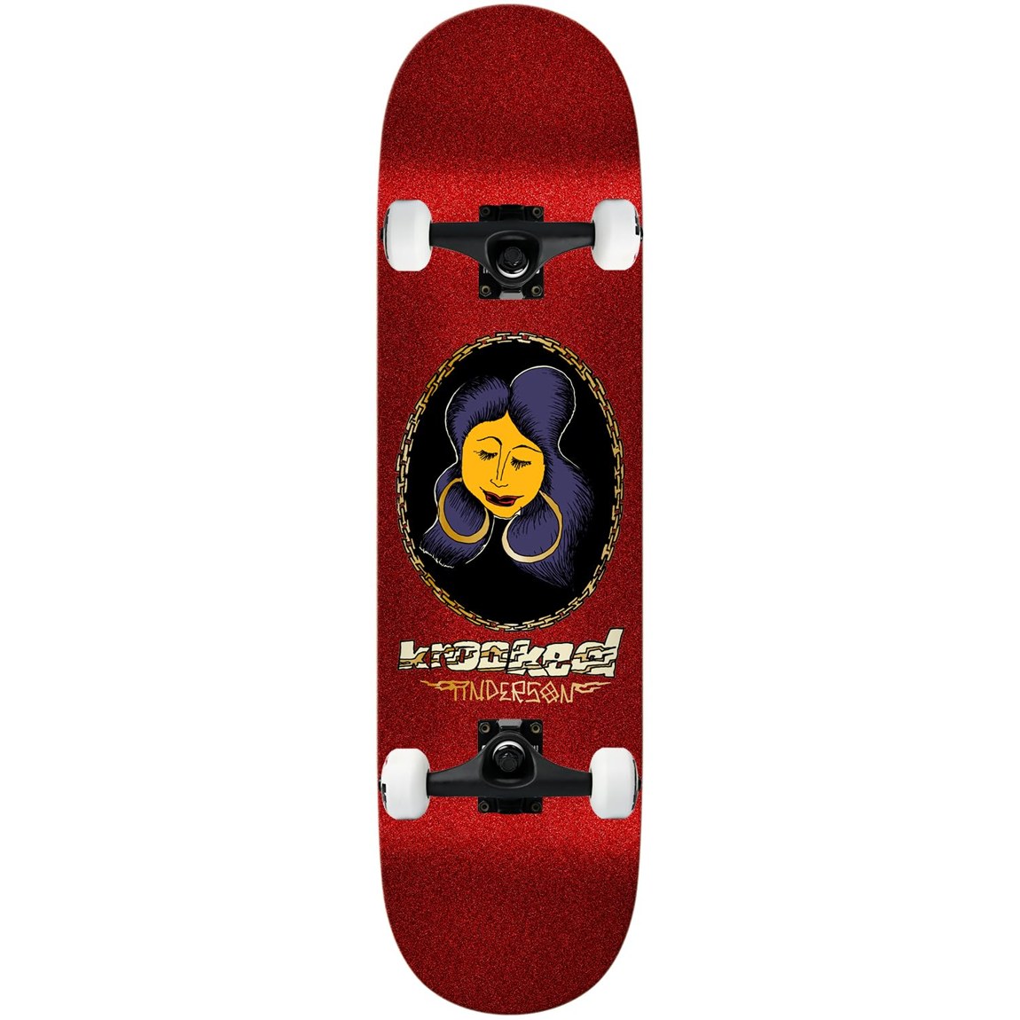 Krooked Manderson Chain Frame DBX スケートボード コンプリート 8.38" x 32.25"｜Basqueバスク