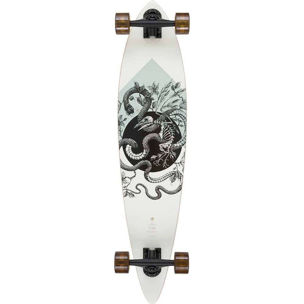 Arbor Fish Bamboo ロングボード クルーザー 37 x 8.5インチ 完成品 コンプリート|Basqueバスク