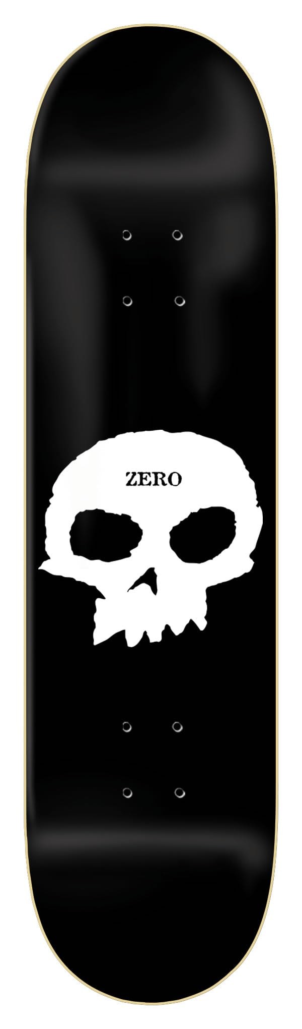 ZERO Single Skull スケートボード デッキ 8.0 x 31.6 7PLY カナディアンメイプル｜Basqueバスク