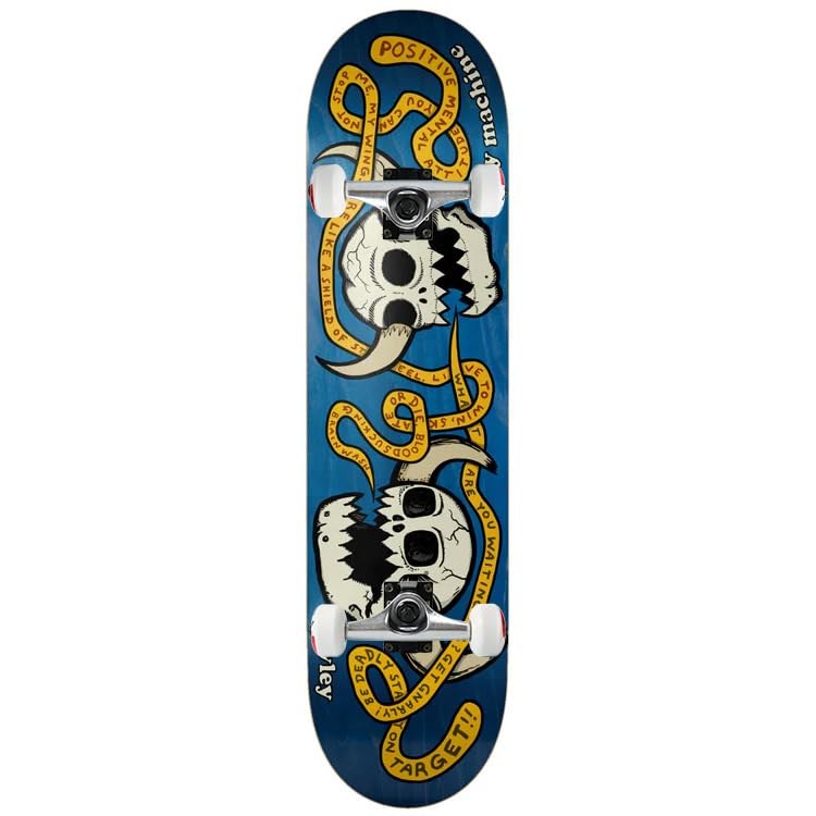 Toy Machine Rowley Skulls スケートボード コンプリート 8.25インチ 8.25" x 32" 7層北米メイプル素材|Basqueバスク