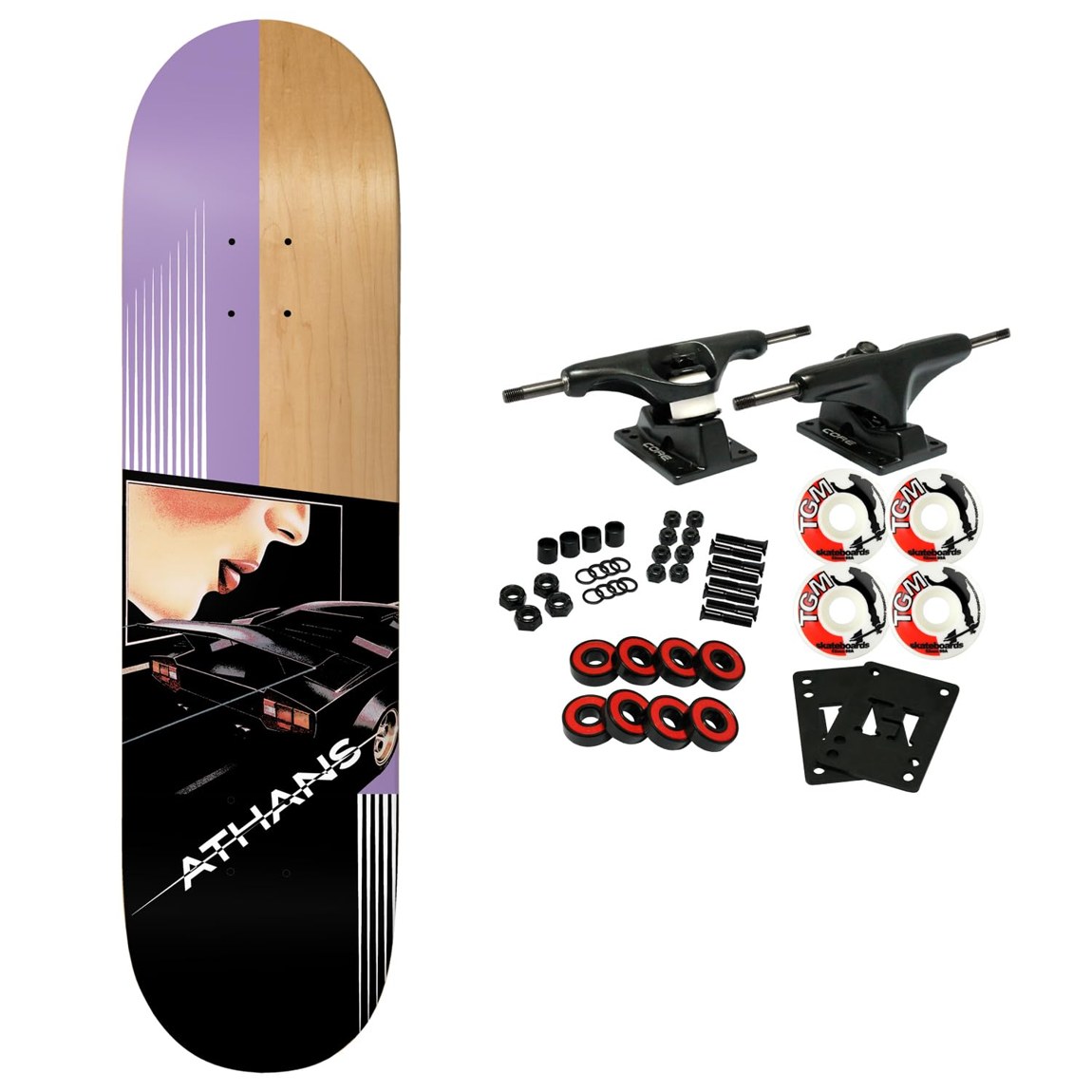 Deathwish Chris Athans Redline スケートボード コンプリート 8.25インチ|Basqueバスク